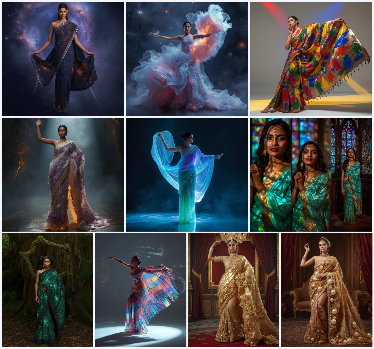 Best 10 Traditional Jewelry Saree AI Prompts for Cultural Heritage Photography | traditional saree prompt for girl