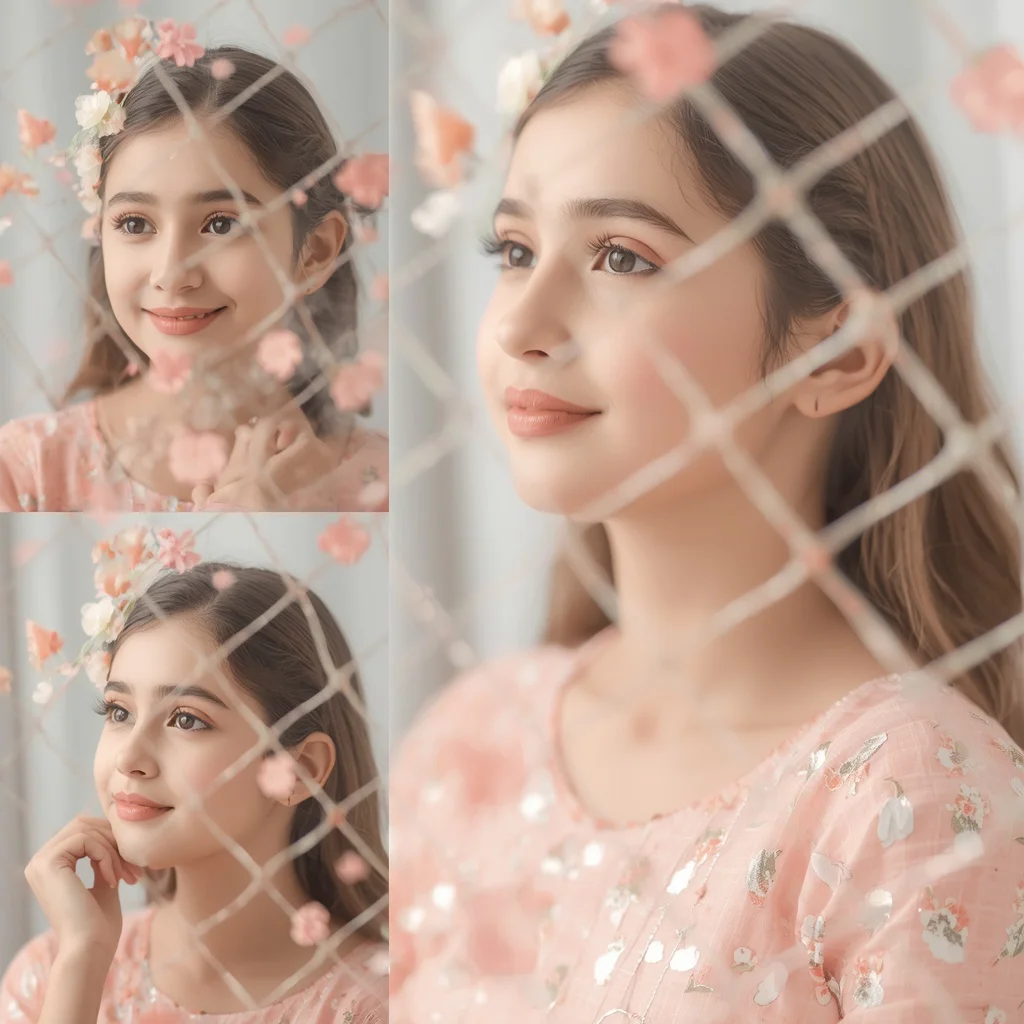 Cute Girl's Floral Anarkali: Delicate Petal Softness | aesthetic prompt for ChatGPT — AI image prompt