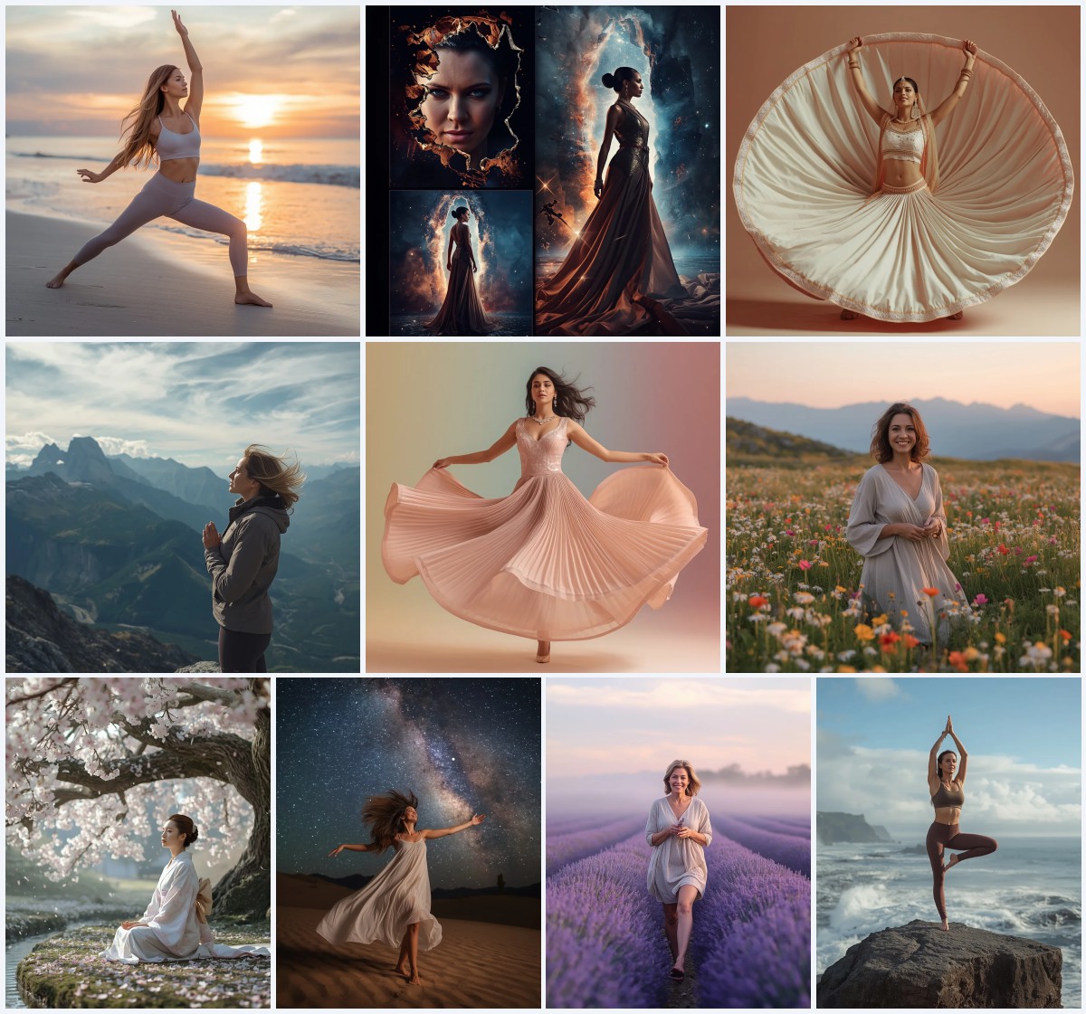 Top 10 AI Prompts for Glamorous Instagram Model Poses with Flawless Studio Lighting | travel ai prompt