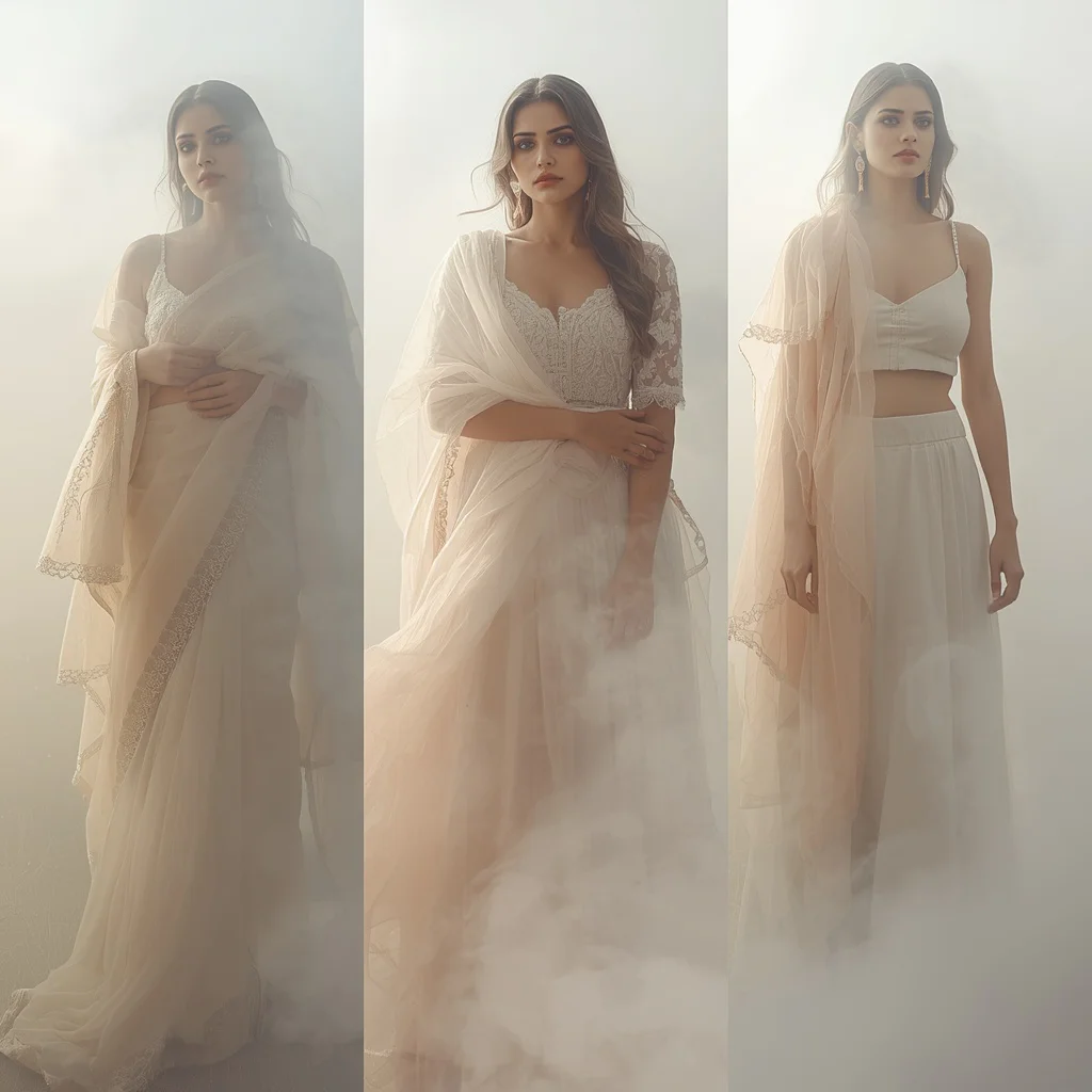 A Volumetric Haze Collage: Dreamlike Softness and Depth — AI image prompt
